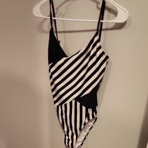 Summersalt Striped One-Piece Swimsuit